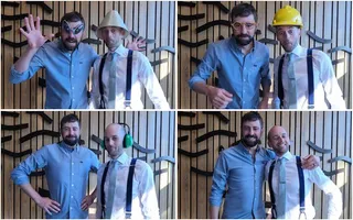 Sample photo from the “Memory Shack” DIY photobooth